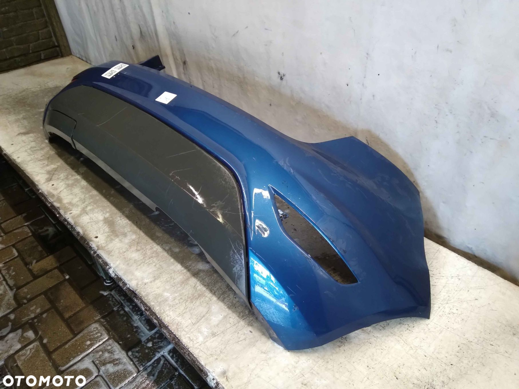 ^ ZDERZAK TYŁ TYLNY DO FORD FIESTA MK7 7 VII NIEBIESKI GRANATOWY - 5