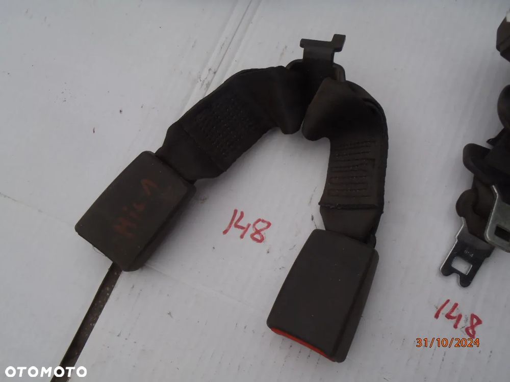 pas bezpieczeństwa fiat panda tył tylny center. posiadam wszystkie części - 2