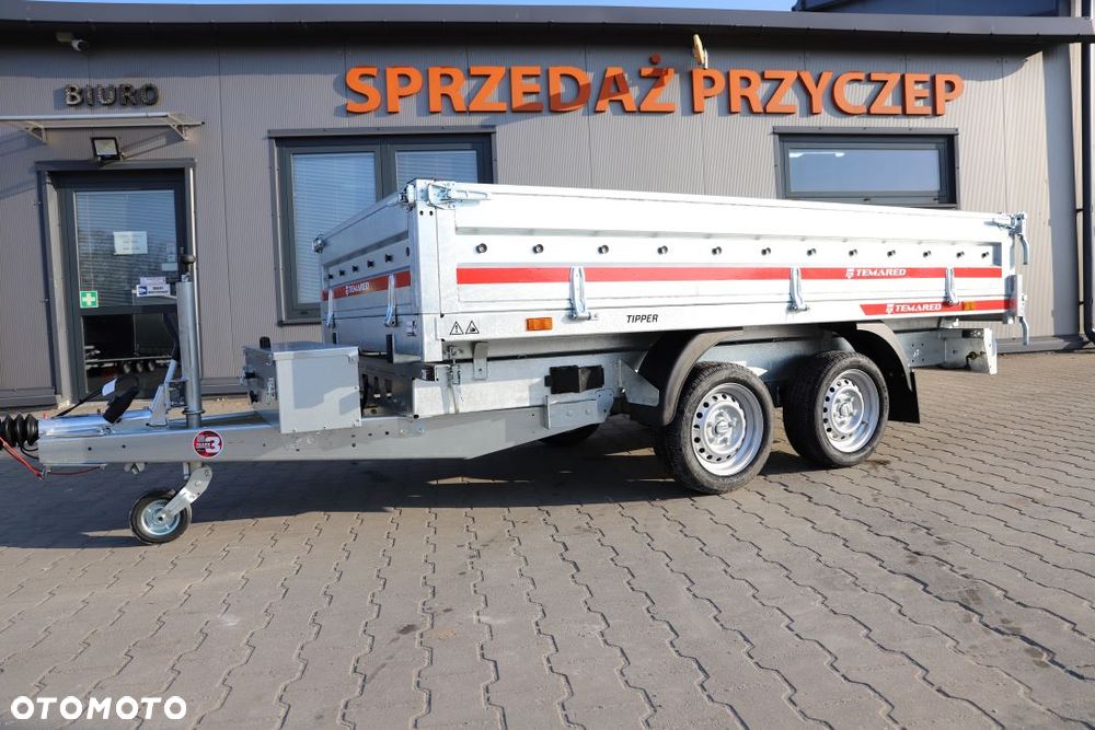 TEMARED TIPPER 3015/2 C S 2,7T 303x153x40cm, DMC 2700kg, Koła 195R13C, Pompa elektryczna i ręczna , - 3