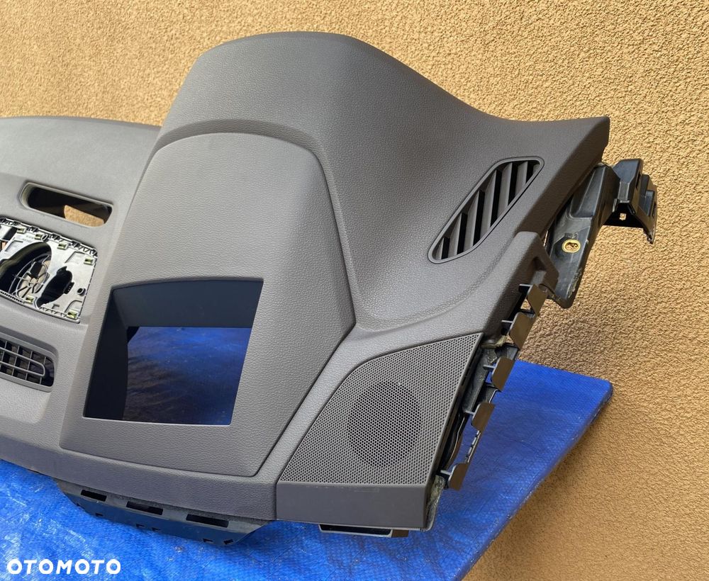 AUDI Q7 4M 7os. BRĄZOWA KONSOLA AIRBAG KIEROWCY PASAŻERA PASY BEŻOWE - 6