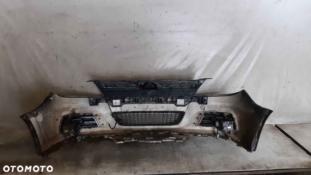 ^ ZDERZAK PRZÓD PRZEDNI OPEL VECTRA C LIFT FL Z20R CZARNY HALOGENY - 5