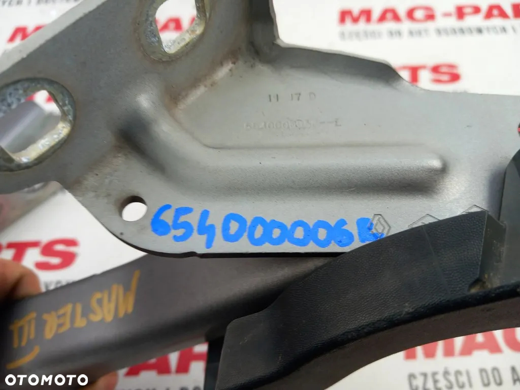 Zawias Maski Lewy Prawy Komplet Zawiasy Master III Movano B NV400 2010-2019 - 6