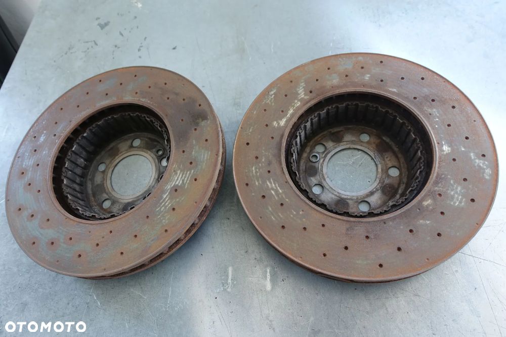 TARCZE HAMULCOWE PRZÓD MERCEDES W205 17r. 28mm c klasa ORYGINAŁ - 7