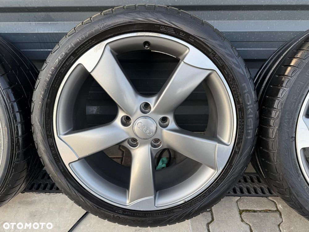 AUDI Q7 4L KOŁA ALUFELGI ROTOR 9Jx21 5x130 ET60 4L0601025CE OPONY 275/40/21 - 5