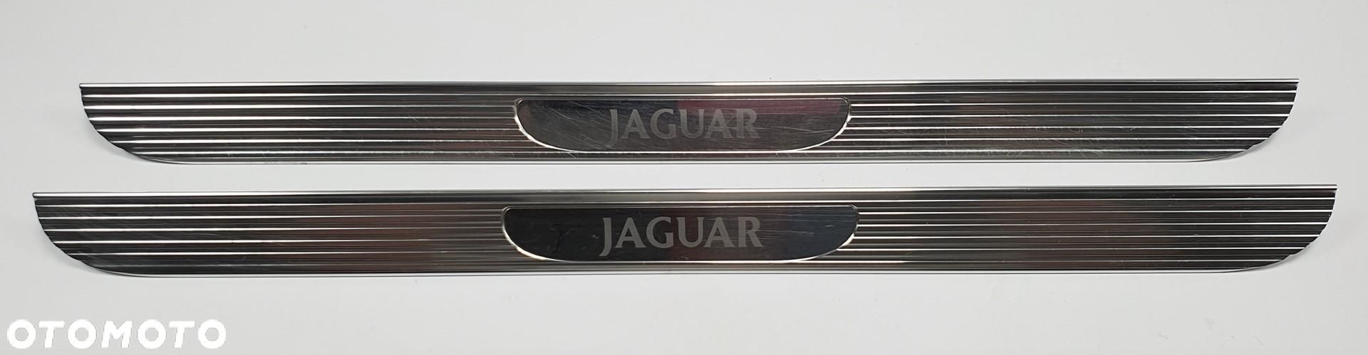 LISTWY NAKŁADKI PROGU PRZÓD JAGUAR S-TYPE PARA - 1