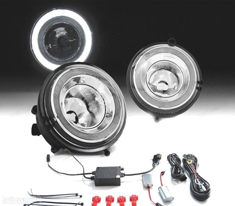 FARÓIS DE NEVOEIRO MINI COOPER R55 R56 R57 R58 R59 R60 R61 07-14 CROMADO - 1