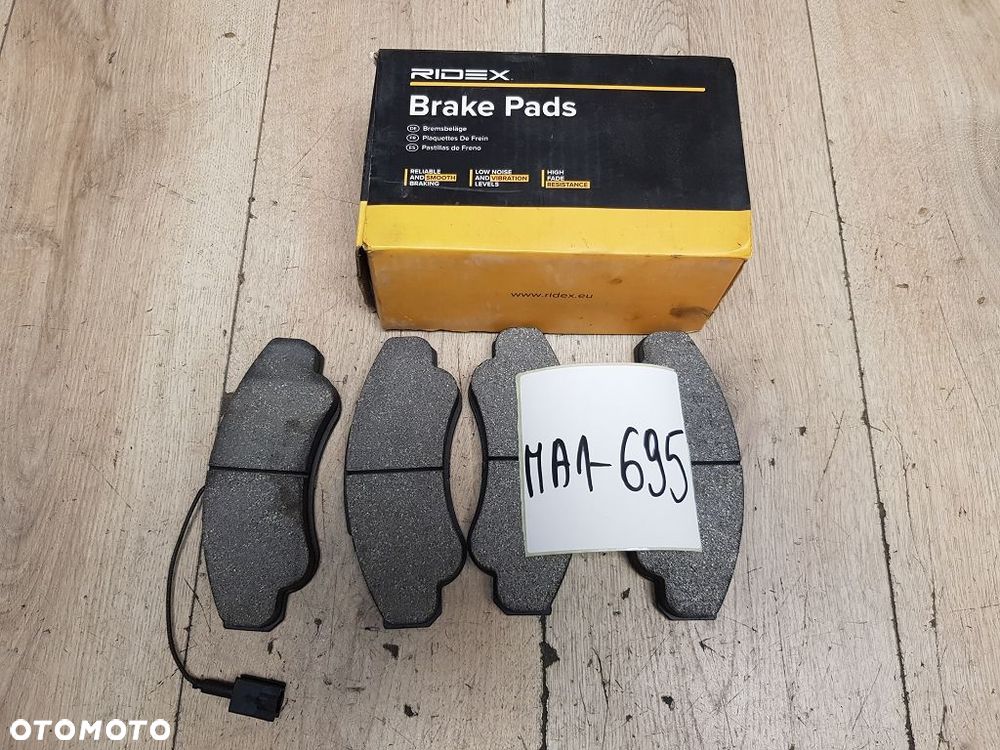 Klocki hamulcowe przód Ridex 402B0711 Fiat Ducato 250 2.3 D 150 Multijet 148 KM - 1