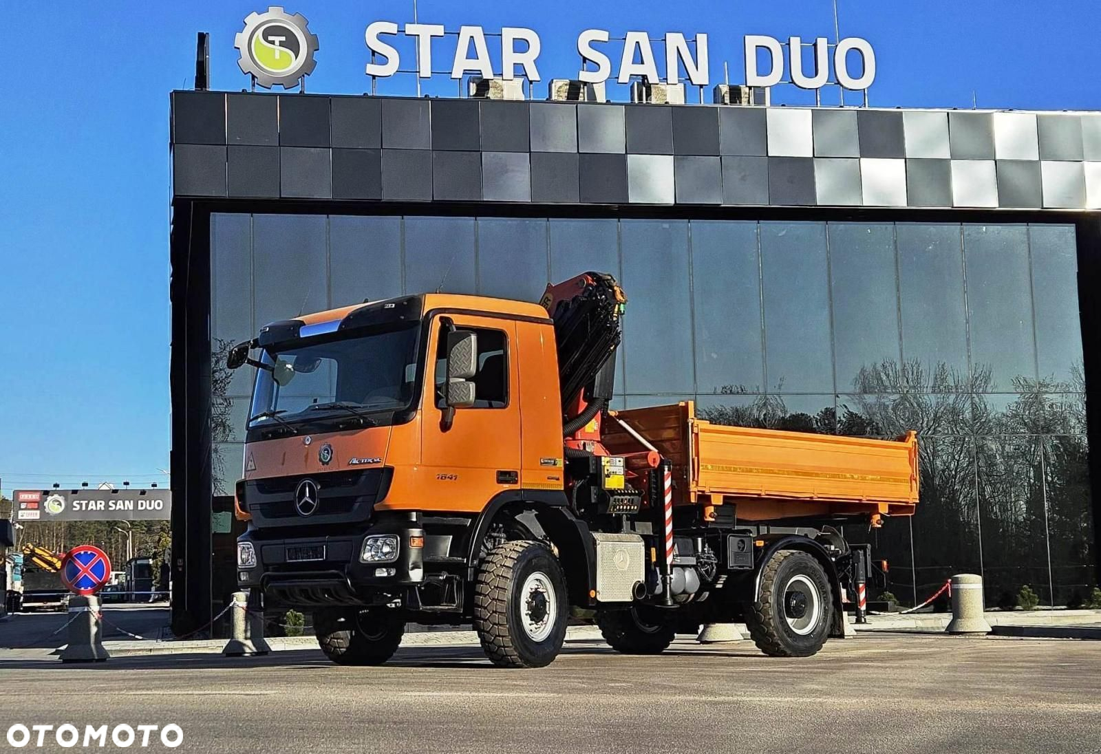 Mercedes-Benz ACTROS 1841 4x4 PALFINGER PK 22002 HDS Żuraw Wywrotka - 3