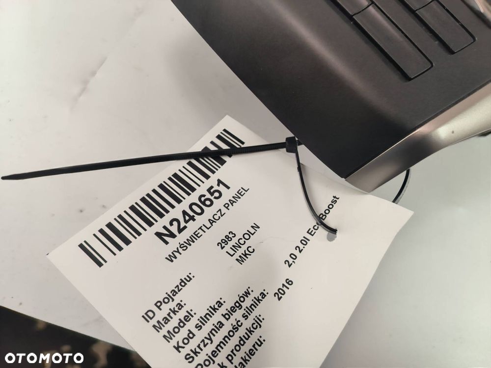 WYŚWIETLACZ PANEL LINCOLN MKC EJ7T 18E245 DL - 9
