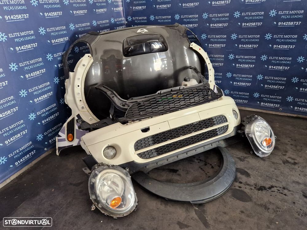 Frente completa usada MINI ONE D R56 capot parachoques oticas guardalamas R55 R57 - 1