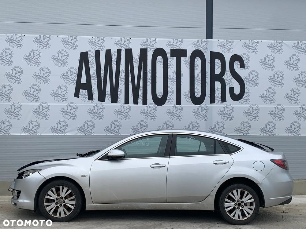MAZDA 6 2009 *SAMOCHÓD NA CZĘŚCI* 1630MASKA, LAMPA, DRZWI, LUSTERKO, ZDERZAK, GRILL, BŁOTNIK, KLAPA, BELKA, DESKA, FOTELE, KANAPA, ĆWIARTKA KIEROWNICA, TARCZE, ZACISKI, ZAWIESZENIE, KOMPLETNY PRZÓD, KOMPLETNY TYŁ, LICZNIK, ZEGARY, PRAWE LEWE PRZÓD TYŁ - 1