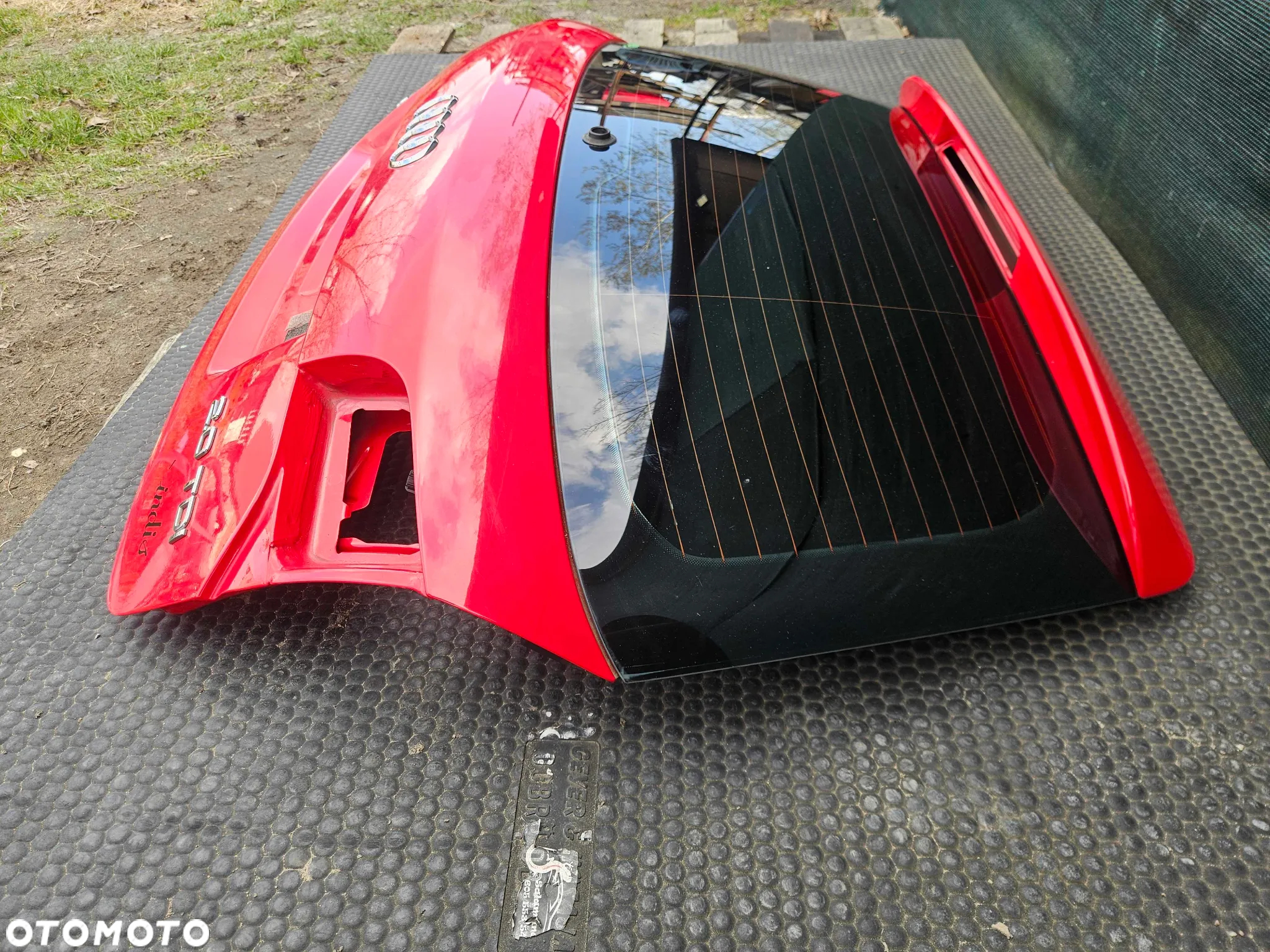 Klapa Pokrywa Bagażnika Lotka S-Line Szyba Przyciemniona Czerwona Audi A4 B7 Kombi Avant - 18