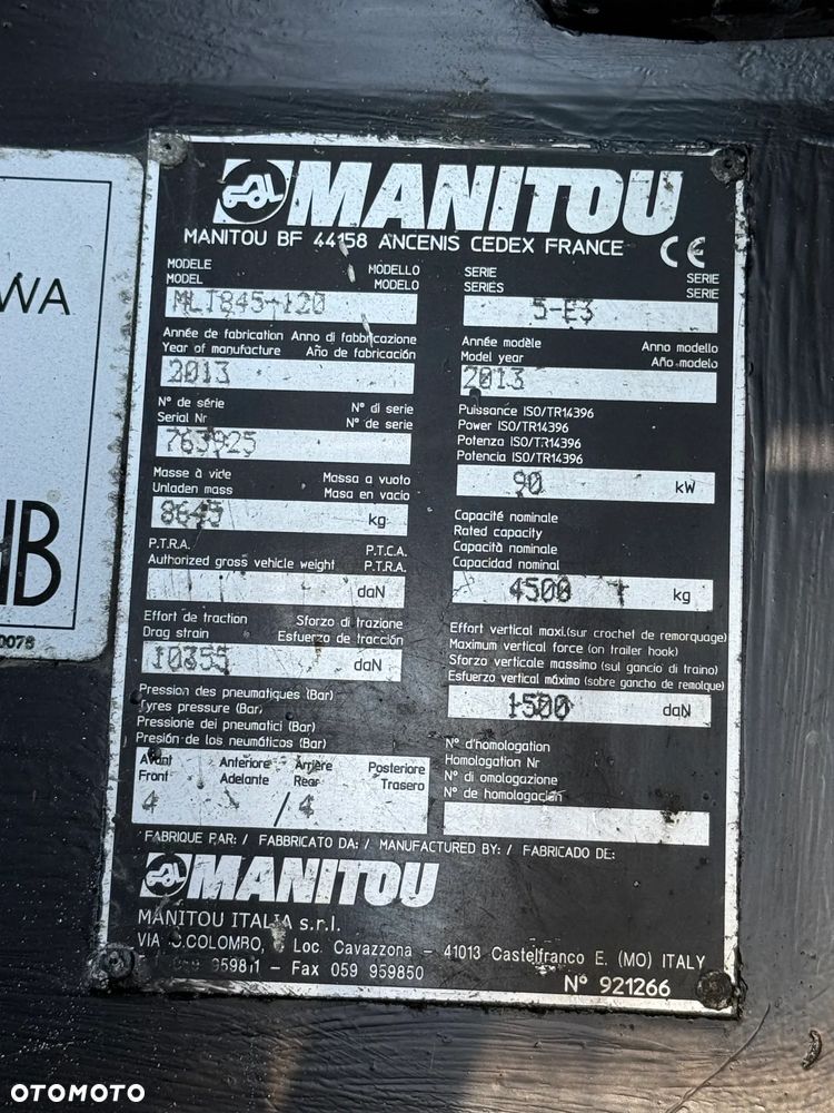 Manitou MLT845-120 - 6