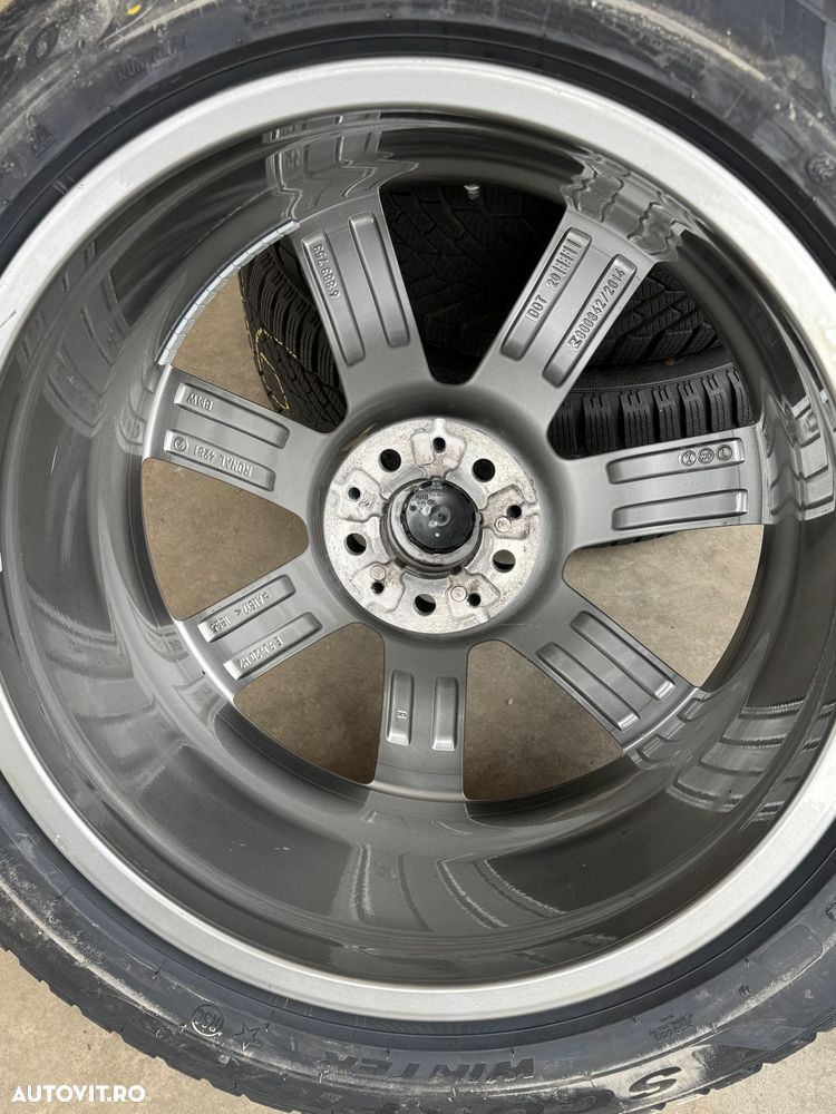 Vând jante originale BMW G05-G06 pe 20” cu anvelope de iarnă noi - 6