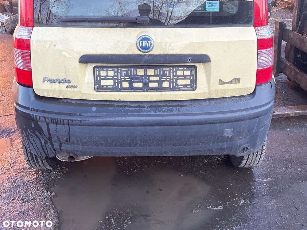 ZDERZAK TYLNY TYŁ FIAT PANDA CZARNY - 1