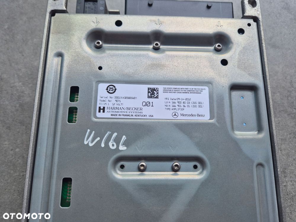 wzmacniacz mercedes ml w166 1669008003 - 3