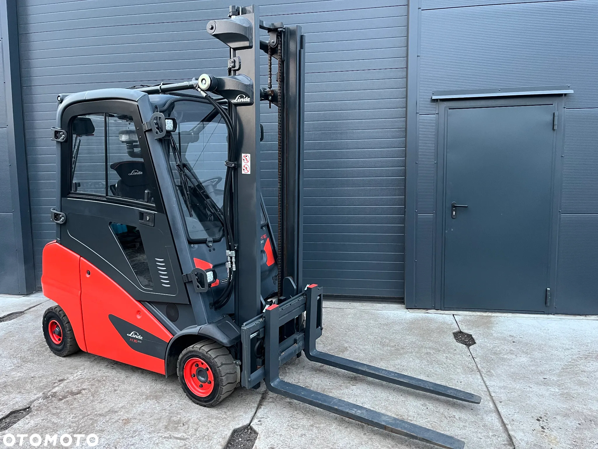 Linde H16T 391-01 Gaz LPG, Pełna kabina, Przesuw boczny, maszt Standard - 2
