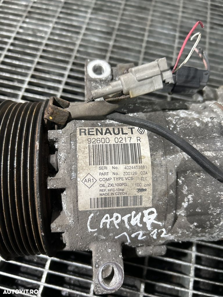 Compresor clima Renault Captur 0.9 B 2013 - 2017 	H4B 400 (1212) 926000217R - 4