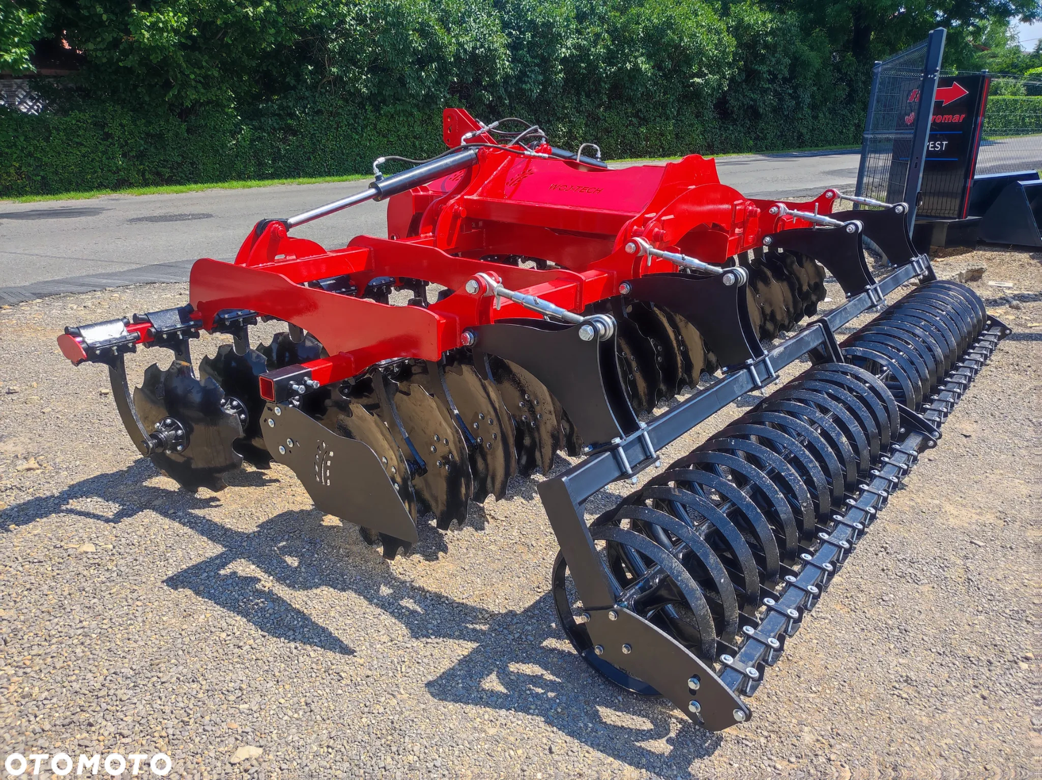 OKAZJA Brona talerzowa 4m HYDRAULICZNA talerzówka WOJ-TECH od ręki - 7