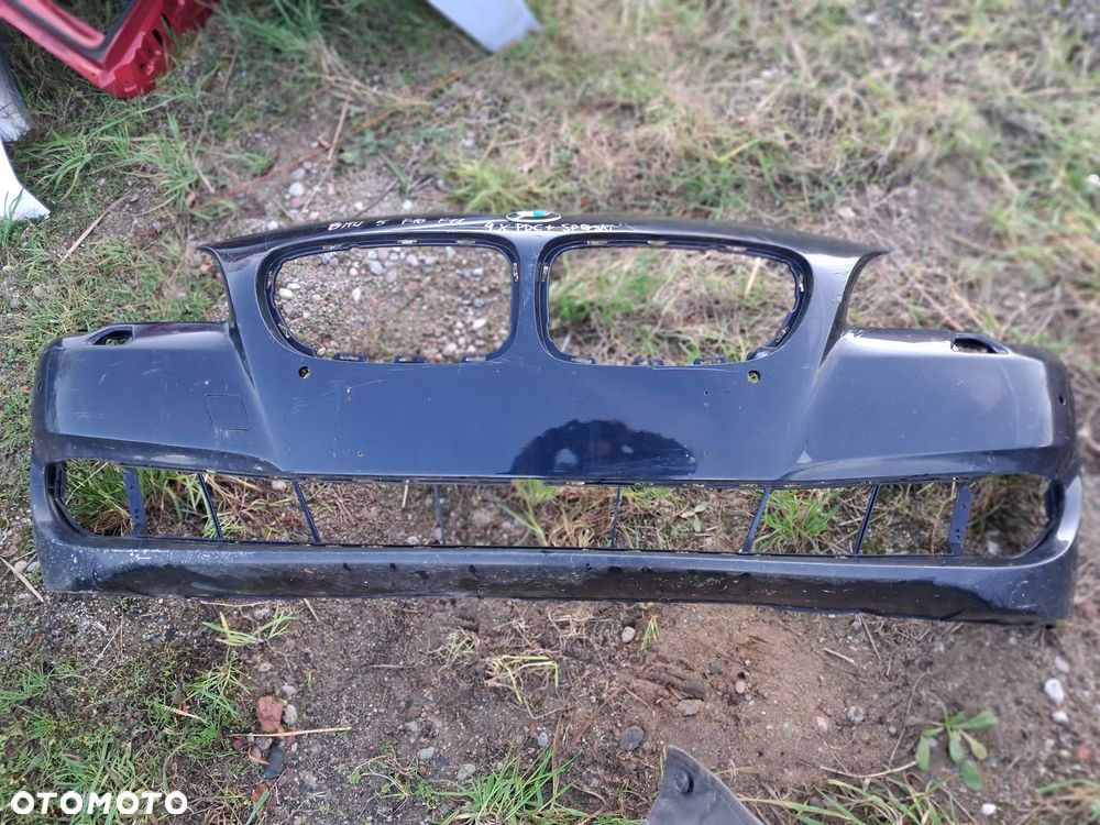 BMW 5 F10 F11 LIFT LCI ZDERZAK PRZÓD PRZEDNI SPRYSKI 4xPDC - 1