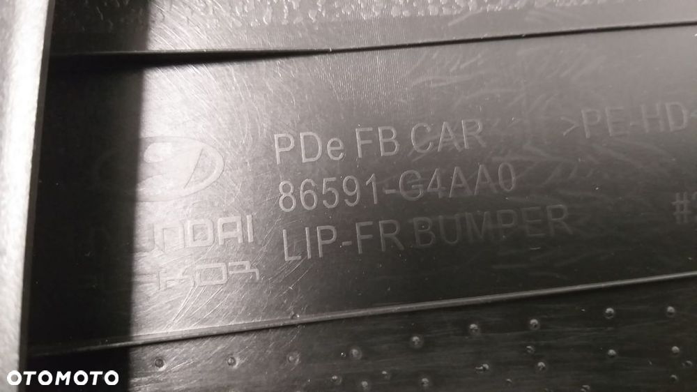 HYUNDAI I30 III FASTBACK SPOJLER HOKEJ ZDERZAKA PRZEDNIEGO NOWY 16-21 86591-G4AA0 - 5
