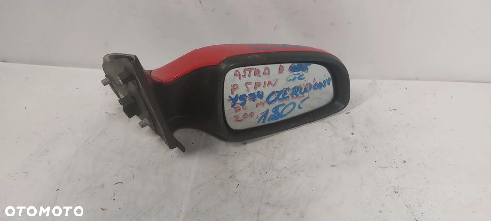 .  LUSTERKO ELEKTRYCZNE OPEL ASTRA H GTC PRAWE 5PIN Y574 CZERWONY - 1