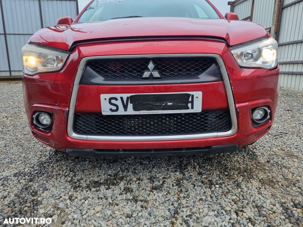 Bara fata Mitsubishi ASX 2012 - 2016 Orient Red P26 (1496) Diesel model fara spalatoare ... - 1