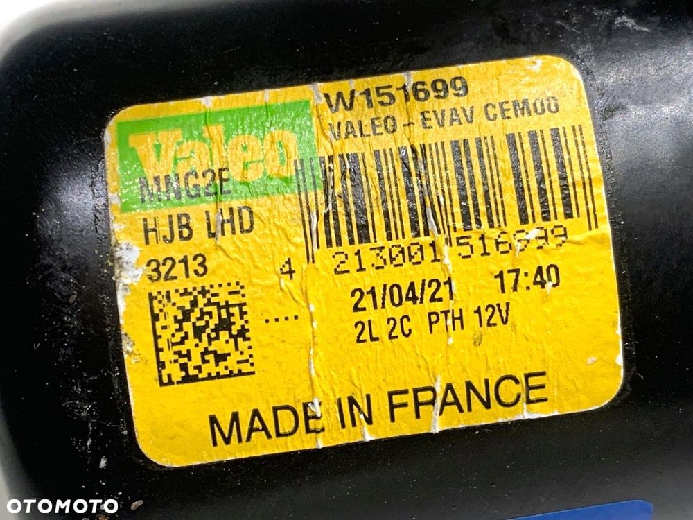 SILNIK WYCIERACZEK PRZÓD  RENAULT CAPTUR II 2020 - 2022 1.0 TCe 90 ECO-G (HFM6) 67 kW [91 KM] - 4