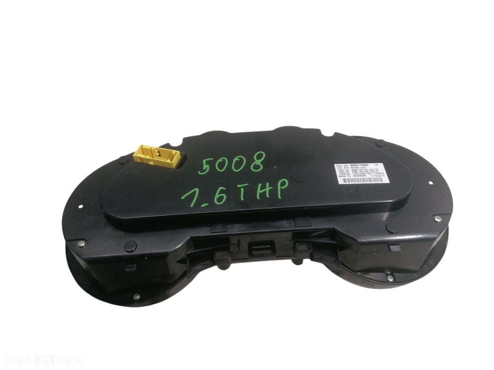 LICZNIK PEUGEOT 5008 I 1.6 THP 9666174880 69189-220U - 3
