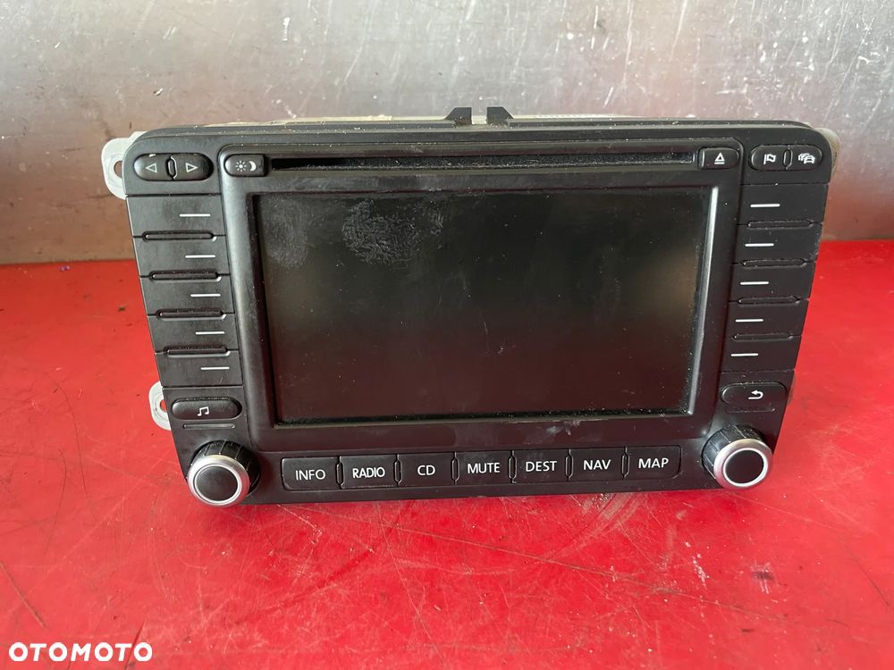 VW PASSAT B6 ORYGINALNE RADIO NAWIGACJA NAVI 1K0035198B - 1