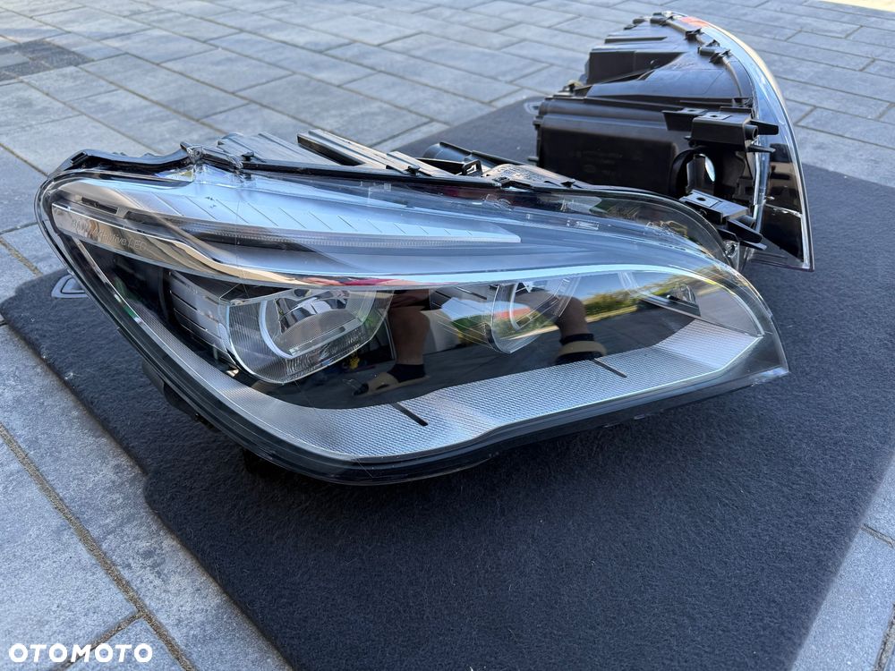 BMW oryginał seria 7 F01 F02 Adaptive Led lampa lampy reflektor przód komplet lewa prawa - 8