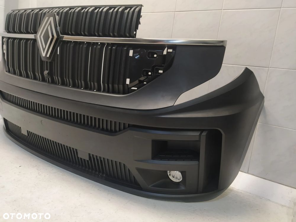 RENAULT MASTER IV V 24- ZDERZAK PRZÓD PRZEDNI GRILL ATRAPA CHŁODNICY LAMPY REFLEKTORY LEWA PRAWA 6xPDC HALOGENY KOMPLET NOWY ORYGINAŁ - 12