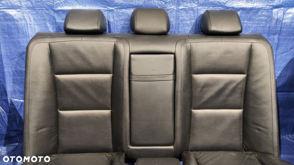 FOTELE KANAPA TUNEL ŚRODKOWY PODŁOKIETNIK BOCZKI DRZWI LED DEKORY TAPICERKA WNĘTRZE SKÓRA CZARNA GRZANA PAMIĘĆ FULL MASAŻE MERCEDES W221 LIFT KRÓTKI - 3