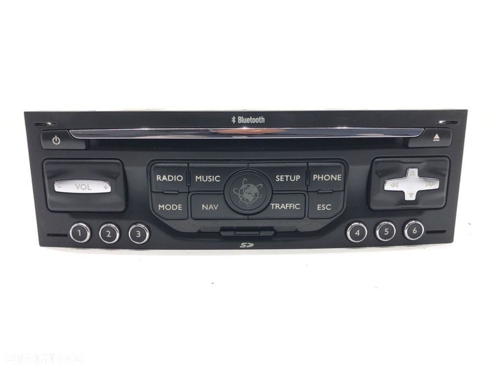 RADIO  PEUGEOT 807 (EB_) 2002 - 2022 2.0 HDI 100 kW [136 KM] olej napędowy 2006 - 2022 96775475XT - 1