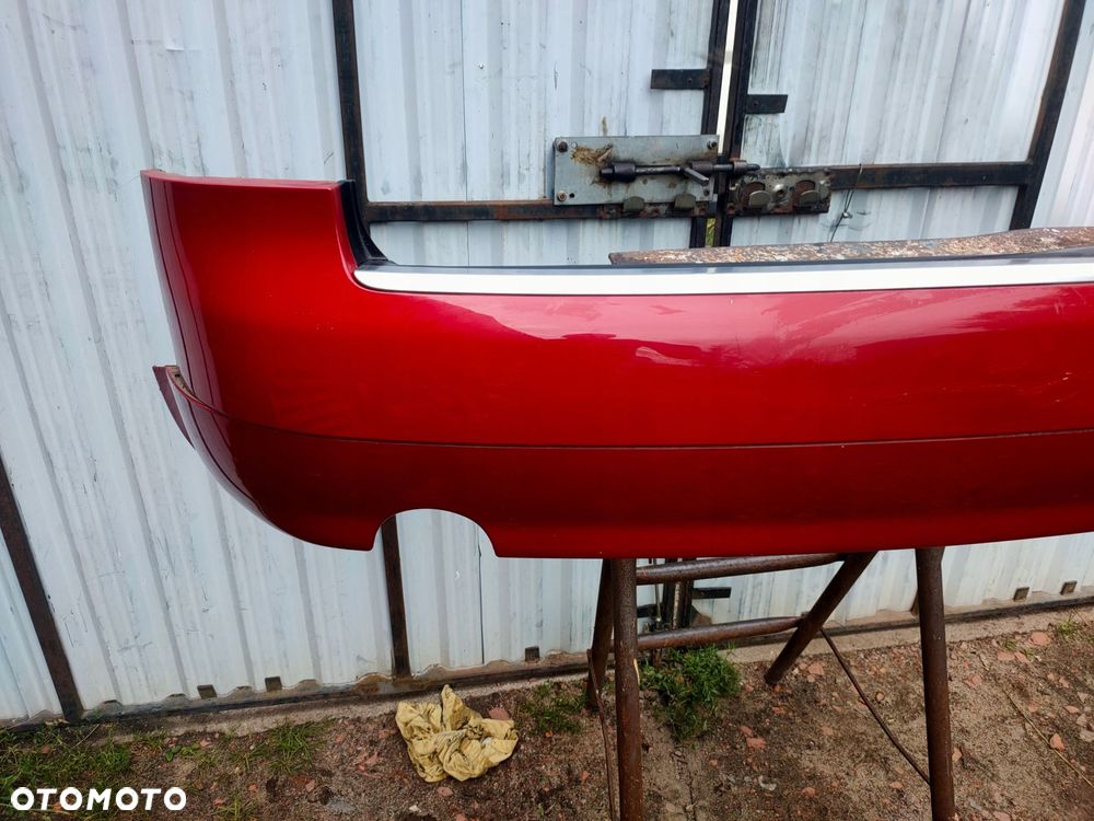 zderzak tył audi a4 b6 kombi kolor ly3c 2 rury - 4