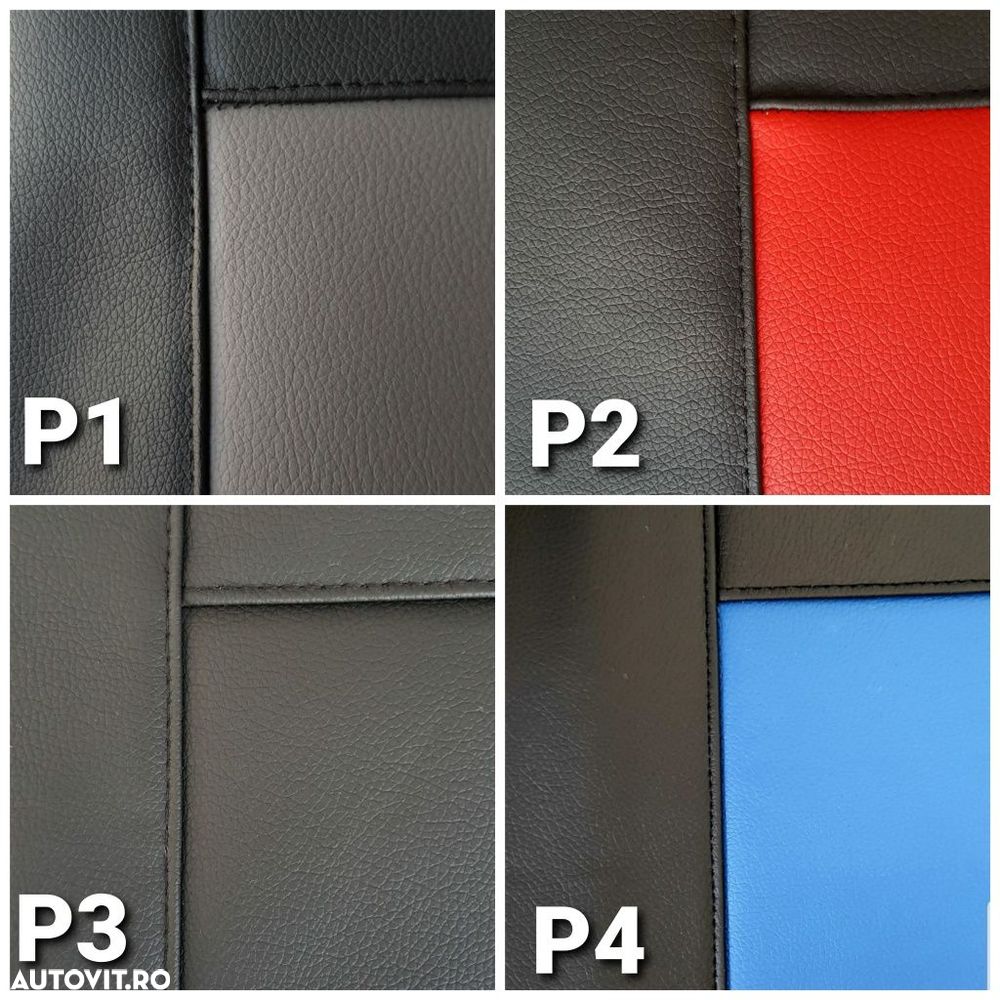 Huse scaun auto dedicate Sharan 5 / 7 locuri Piele Ecologica - 7