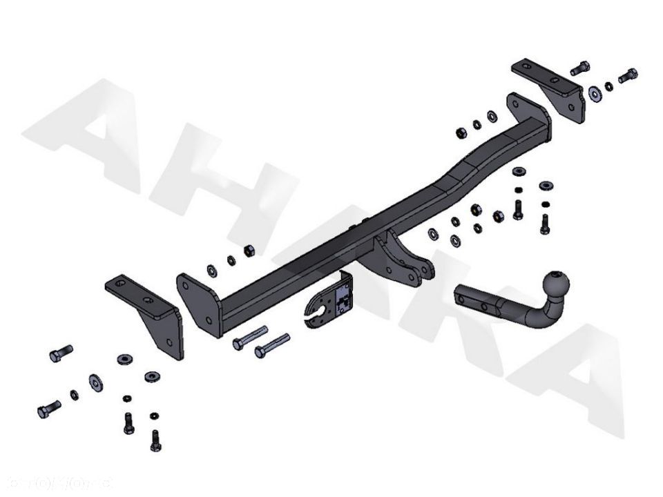 Hak Holowniczy Odkręcany Do Toyota Yaris Verso 1999-2006 - 3
