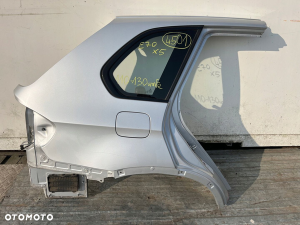 Blotnik cwiartka szyba prawy tyl BMW X5 E70 354/7 TITANSILBER ORG
