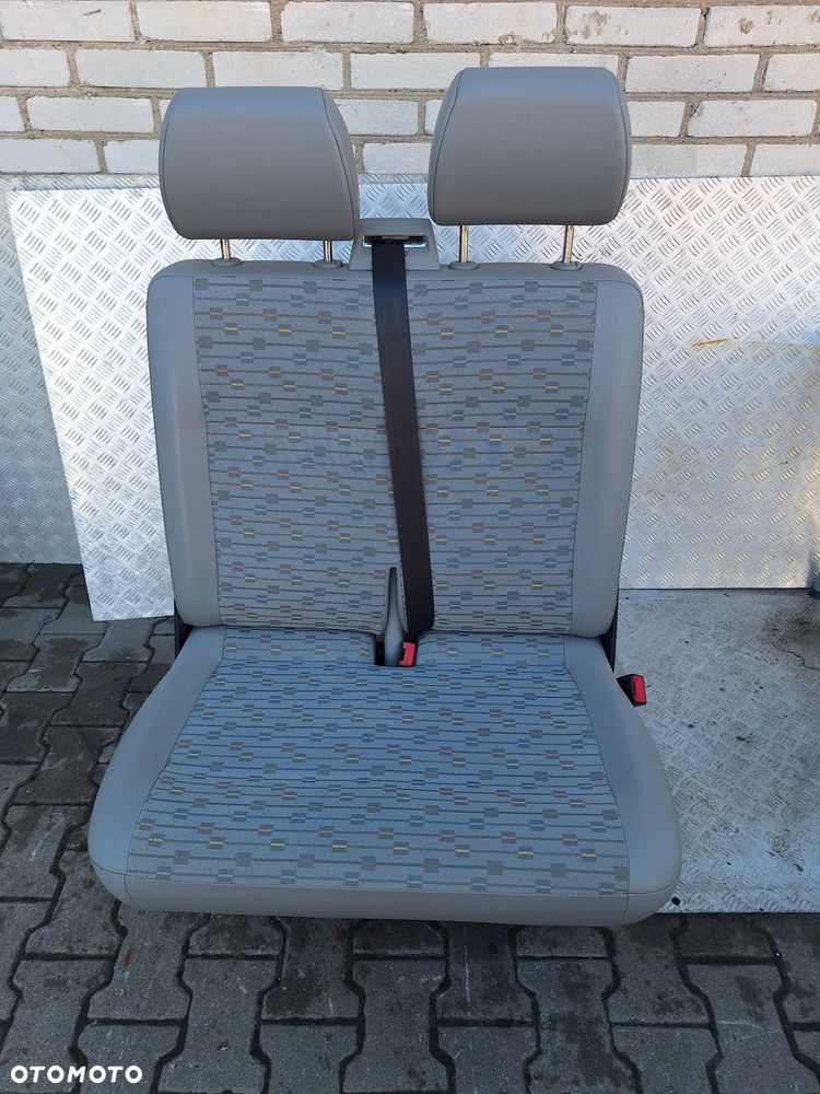 FOTEL KANAPA DWÓJKA PASAŻERA - VW TRANSPORTER T5 LIFT T6 - 1
