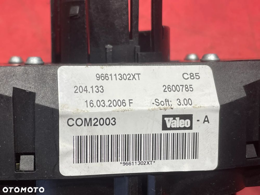 PRZEŁĄCZNIK ŚWIATEŁ WYCIERACZEK PEUGEOT C5 96611302XT COM2003 - 6