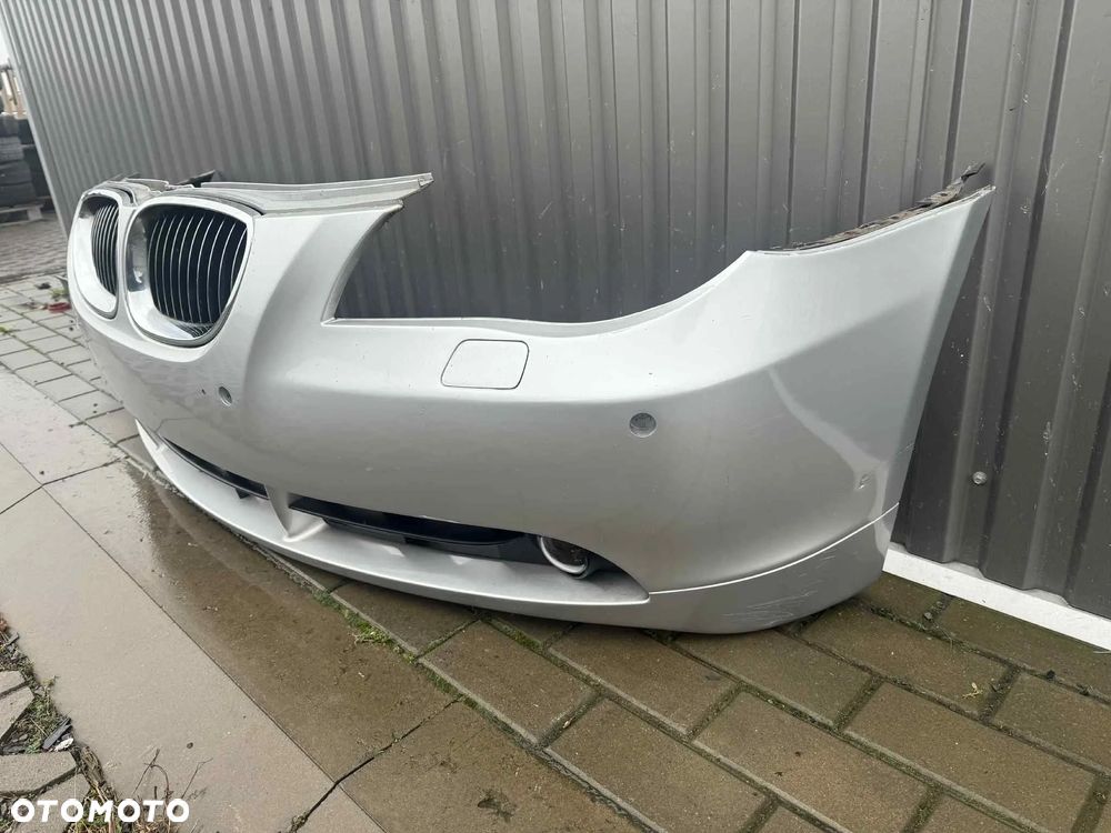 BMW 5 E60 E61 Zderzak Przód Przedni Kompletny 4xPDC Spryskiwacze Halogeny 354 - 4