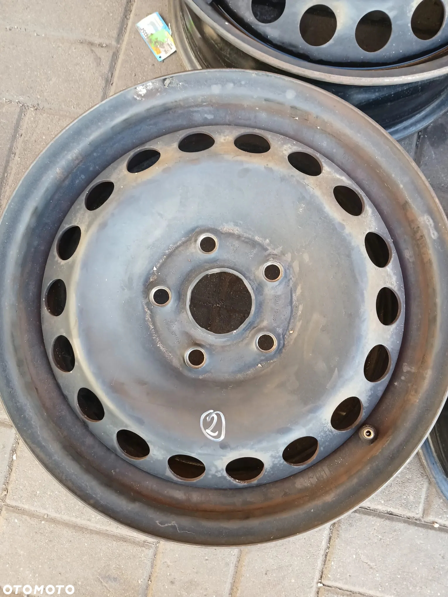 FELGI STALOWE 5x112 6Jx15 CALI ET47 VW GOLF V VI CADDY TOURAN ALTEA LEON A38P OCTAVIA 4 SZTUKI KOMPLET - 3