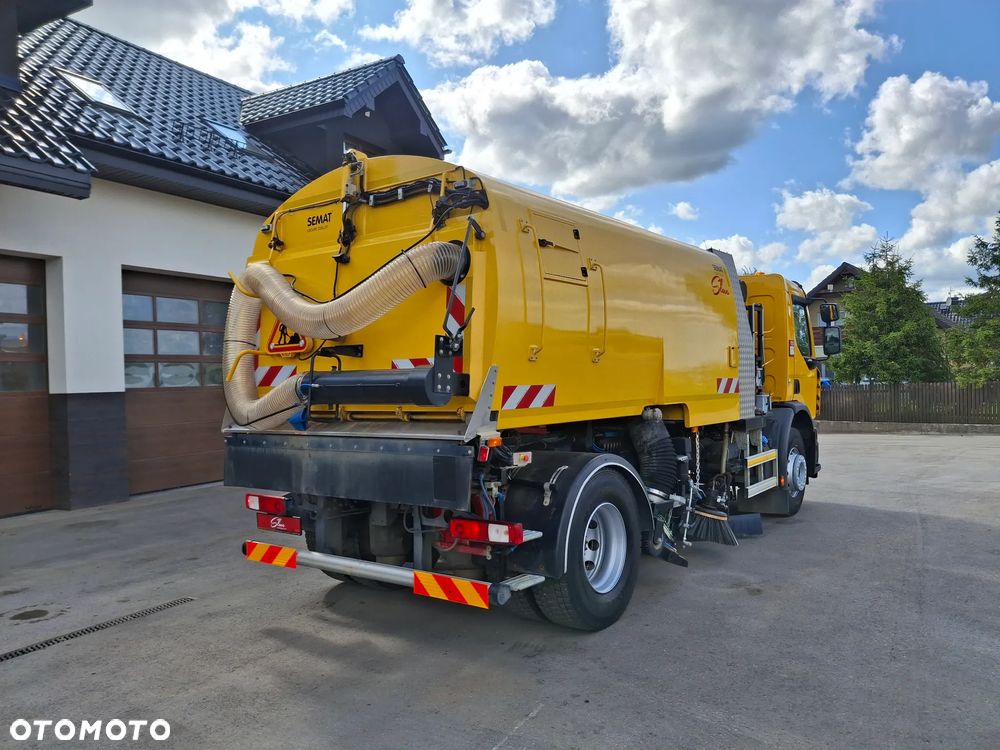 Renault C280 Zamiatarka SEMAT Zoeller FAUN Karcher 2 Silniki Rura Do Liści Listwy Ciśnieniowe Lanca 2 Zbiorniki Wody Szczotki L/R 2018r Euro 6 Motogodziny: 740MTH - 17