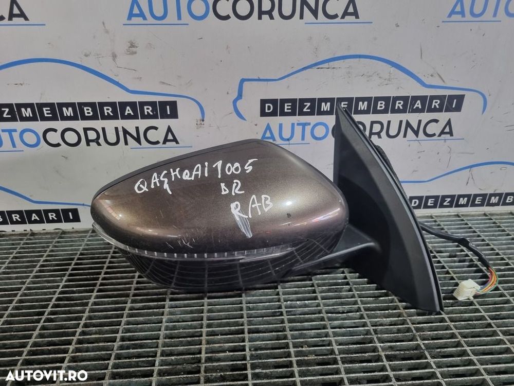 Oglinda dreapta Nissan Qashqai J11 2013 - 2017 4 Usi GRI (1005) Rabatabile - 1