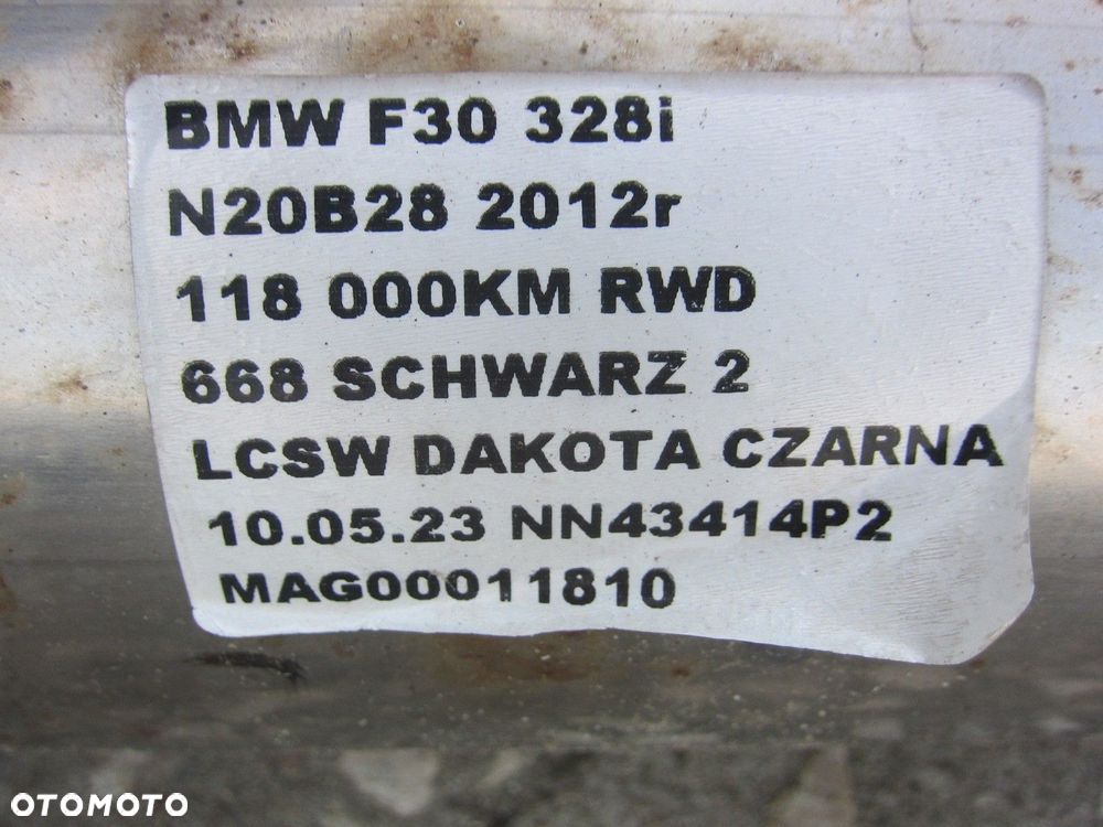 BMW 3 F30 F31 F32 F36 N20 N26 TŁUMIK WYDECH KOŃCOWY 18307645938 7620362 - 11