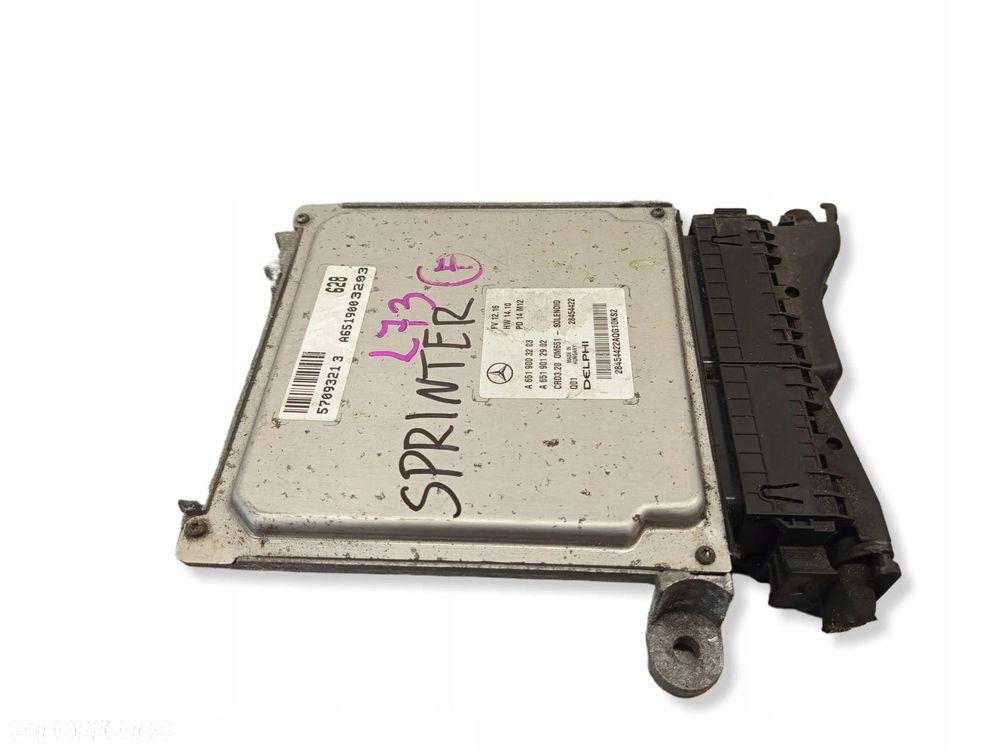 Sterownik Komputer Silnika Mercedes-Benz Sprinter W906 2.2 CDI A6519003203 - 11