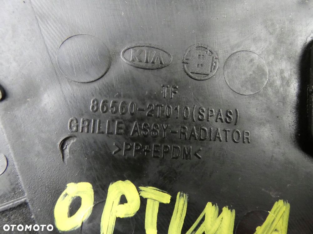 KIA OPTIMA III KRATKA ŚRODKOWA ZDERZAKA PRZÓD - 3