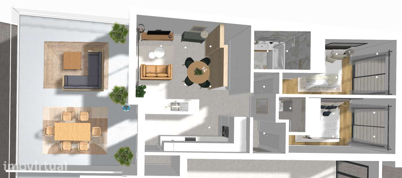 Projeto aprovado para Edifício de Habitação com Piscina - Grande imagem: 2/25