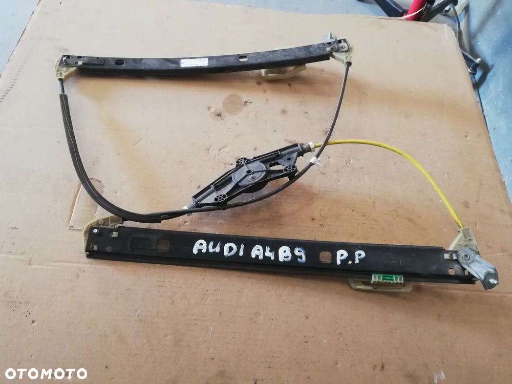 Audi A4 B9 podnośnik szyby szyb prawy przód 8w0837462