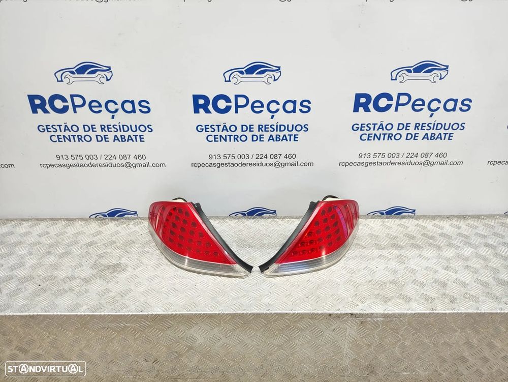 Farolim LED Tras Traseiro Esquerdo Direito Original BMW Serie 6 LCI E63 Coupe E64 Cabrio 6911892 6911891 2003 - 2010 - 3
